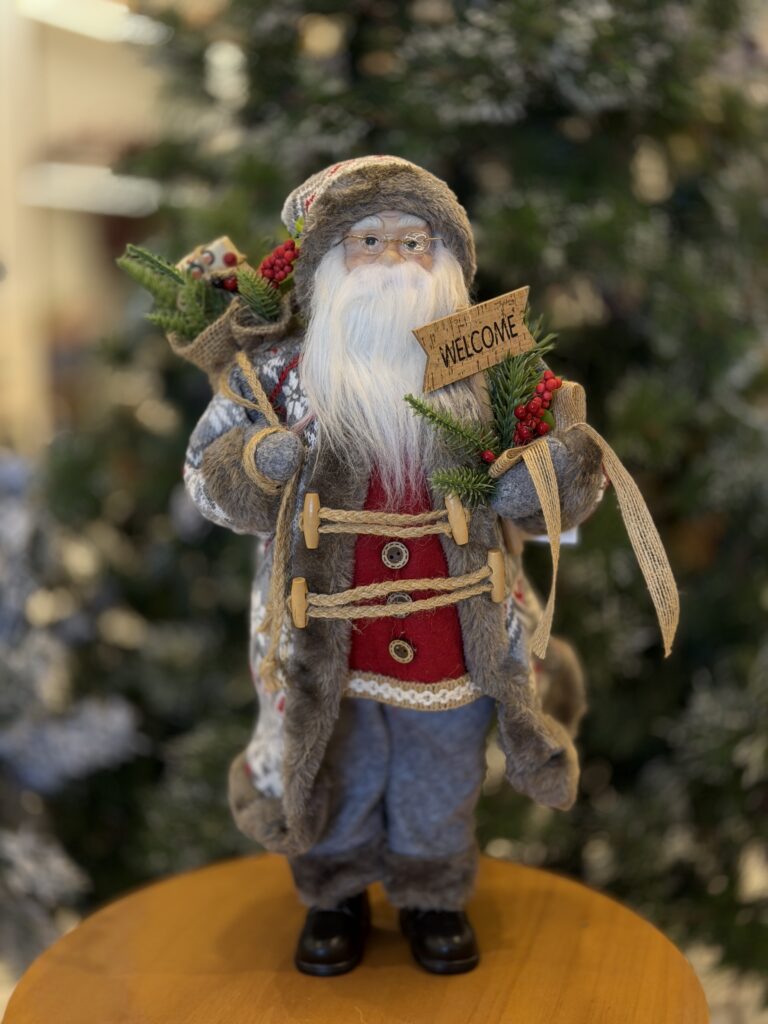 PAPAI NOEL 45CM RÚSTICO WELCOME