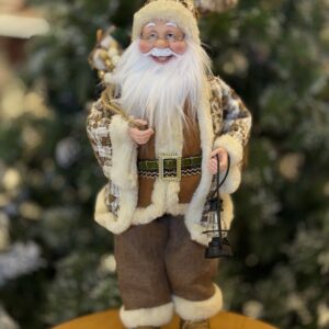 PAPAI NOEL 45CM LANTERNA RÚSTICO