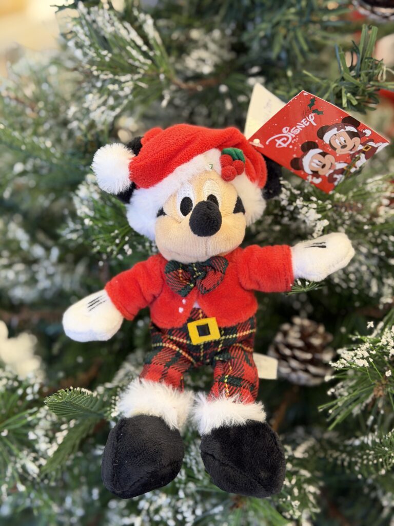 MICKEY XADREZ NATALINO 15CM