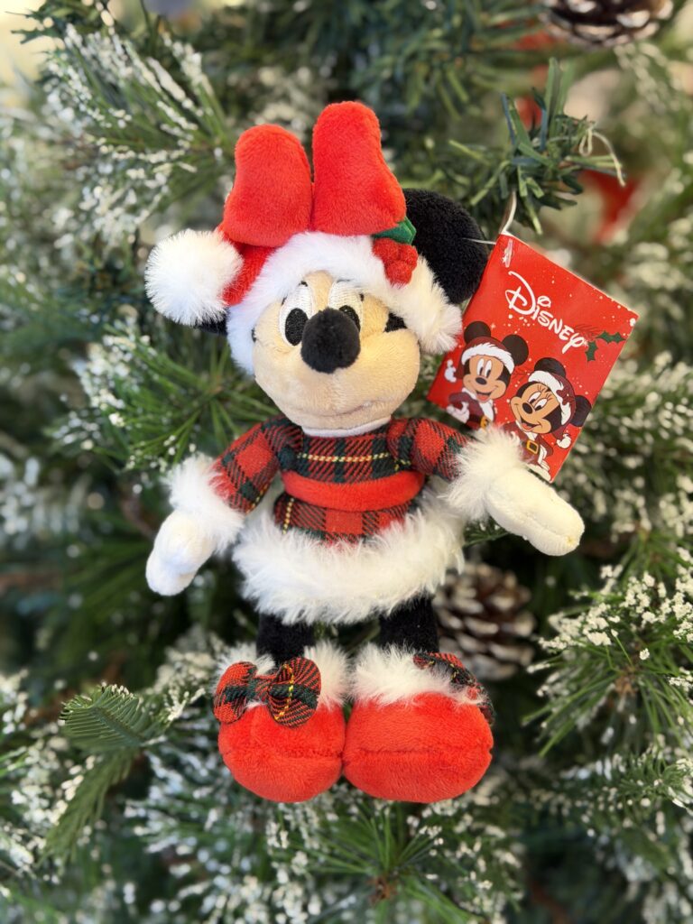 MINNIE XADREZ NATALINA 15CM