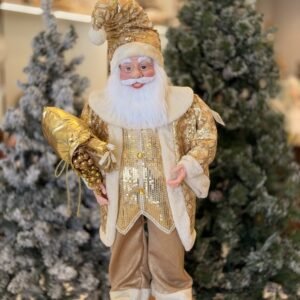 PAPAI NOEL 91CM DOURADO
