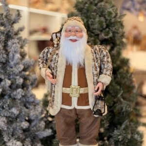 PAPAI NOEL 80CM MARROM
